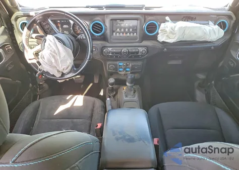 2021 Jeep Wrangler Unlimited Sport z USA, uszkodzony, nr VIN 1C4HJXDG6MW509321